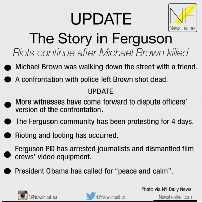 Ferguson community continues protests after Mike Brown shooting