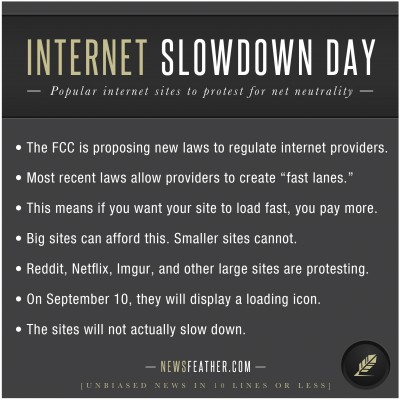 Large websites will display loading icon to protest for net neutrality on Internet Slowdown Day